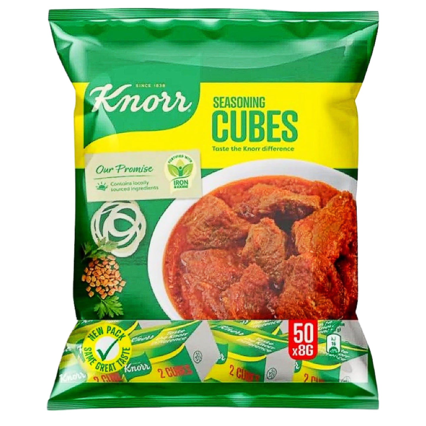 Knorr Beef Seasoning Cubes 8g X 50 – Authentic African Flavors